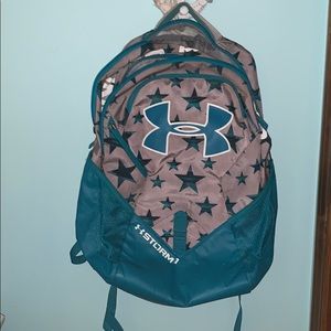 Blue star under armour backpack